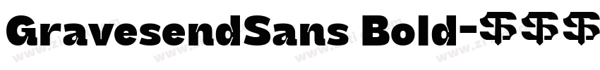 GravesendSans Bold字体转换